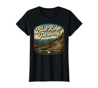 Blue Ridge Parkway Mountains Drive Voyage Caroline du Nord T-Shirt Graphique avec Valeur
