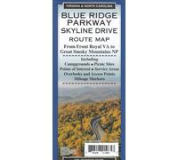 Blue Ridge Parkway Skyline Drive Route Map | GM Johnson