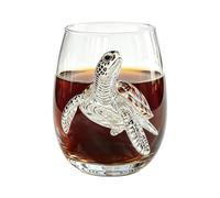 Blue Ringed Octopus Glassware - 420ml Clear Novelty Coastal, Marine Animal