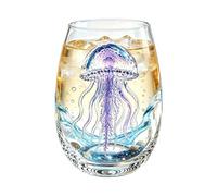 Blue Ringed Octopus Glassware - 420ml Clear Novelty Coastal, Marine Animal