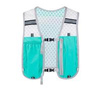 Blue Running Vest Hydration Backpack | Lightweight Breathable and Sweatproof | Réglable Stable Bladder Phone Bag Chest Pack Gear For Women Hiking Marathons Race Cycling Camping