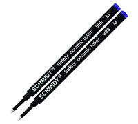 Blue Schmidt 888 Lot de 2 recharges pour stylo roller Medium