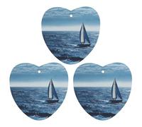 Blue Sea Lot de 3 désodorisants à suspendre pour voiture, maison, bureau, style gris