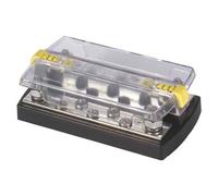 Blue Sea Systems Blue Sea 2722 DualBus Plus 1/4" Stud, 5 x 10-32 Screw Terminal 150A Goujon de 6,35 mm Unisexe, Bleu/mer, 1.4"