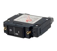 Blue Sea Systems Disjoncteur à bascule plat 80 A