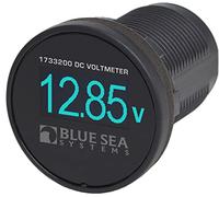 Blue Sea Systems Voltmètre CC Mini OLED 1733200, bleu