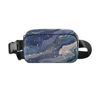 Blue Sea View Sac banane tendance pour homme et femme étanche avec sangle réglable pour voyage, course à pied, randonnée, Vue sur la mer bleue, 1 size