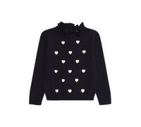 BLUE SEVEN Pull-over bleu nuit / rose clair, Taille 98