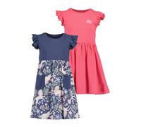 BLUE SEVEN Robe bleu marine / vert clair / framboise / blanc, Taille 128