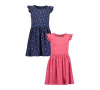 BLUE SEVEN Robe marine / jaune / framboise / blanc, Taille 122