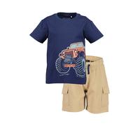 BLUE SEVEN Set beige / bleu fumé / bleu foncé / corail, Taille 116