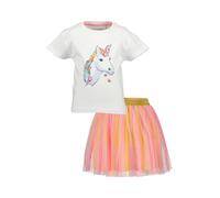 BLUE SEVEN Set jaune / vert pastel / orange / blanc, Taille 104