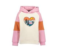BLUE SEVEN Sweat-shirt bleu ciel / mandarine / pitaya / blanc cassé, Taille 92