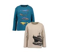 BLUE SEVEN T-Shirt beige / jaune / pétrole / noir, Taille 128