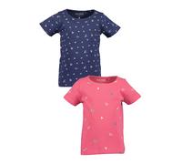 BLUE SEVEN T-Shirt bleu marine / jaune pastel / menthe / rose clair, Taille 122