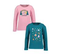 BLUE SEVEN T-Shirt jaune / pétrole / rose / blanc, Taille 122