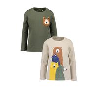 BLUE SEVEN T-Shirt mastic / caramel / jaune / olive, Taille 92