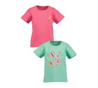 BLUE SEVEN T-Shirt vert / vert pastel / orange / rose, Taille 110