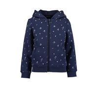 BLUE SEVEN Veste de survêtement bleu foncé / vert / rose / blanc, Taille 104