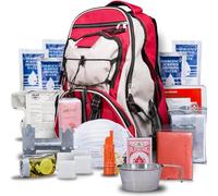 Blue Seventy-Two - Pro Series - Kit de Survie Rouge Deluxe 72 Heures pour 1 Personne | Kit de Survie pour Les urgences (Comprend des tablettes d'eau)