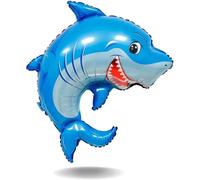 Blue Shark Balloon - Children's Birthday Animals