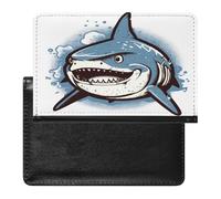 Blue Shark Pictures Étui de protection pour passeport avec blocage RFID - Porte-carte d'identité - Portefeuille de voyage sécurisé pour tickets de passeport, cartes de crédit, style, taille unique,