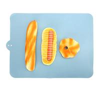 Blue Silicone Dough Kneading Pad, Nonstick Thicken Bread Proofing Cookies Baking Mat Kitchen Pastry Tools for Pie Pizza Cookies Fondant Making