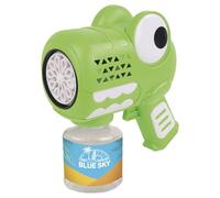BLUE SKY - Machine à Bulles Automatique - Bulles de Savon - Crocodile - Rose - Plastique - 042871 - sans Fil - Jouet pour Enfants - Jeu en Plein air - Jeu d'été - Anniversaire - 3 Ans