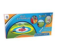 BLUE SKY - Pack 3 en 1 Course en Sac Lancer de Poids Et Course Attachés - Multicolore - 043274 - Jeu de Plein Air dès 4 Ans