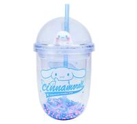 Blue Sky Studios Hello Kitty Bubble Tea Mug, Kawaii Drinking Cup with Straw, Cute Merchandise and Gift - Cinnamoroll