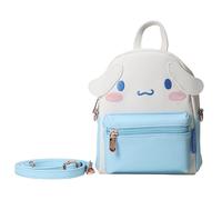 Blue Sky Studios Hello Kitty Mini sac à dos de voyage Kawaii avec sangles réglables, cadeaux mignons marchandises et accessoires, Blanc/bleu