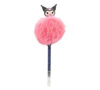 Blue Sky Studios HK Kuromi - Ballpoint Pen with Fluffy Pompom Topper