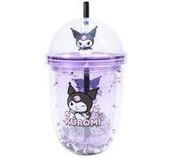 Blue Sky Studios Kuromi Tasse à thé Kawaii Bouteille avec paille Marchandise mignonne et cadeau