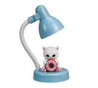 Blue Sky Studios Mofusand Mini lampe de bureau rechargeable par USB - Figurine de chat mignon avec décoration en forme de donut - Lampe de collection - Idée cadeau sous licence