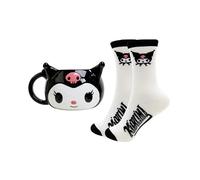 Blue Sky Studios Sanrio Tasse avec Socken Kuromi 3D