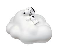 Blue Sky Studios Snoopy Cloud Light - Lampe USB-C rechargeable avec 3 niveaux de luminosité - Design en vinyle souple - Snoopy endormi sur un nuage - Lampe de bureau