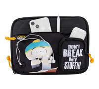 Blue Sky Studios South Park Mini étui pour tablette Tech Bag Organizer - Petite pochette de rangement pour appareils électroniques pour voyage - South Park Merchandise, Noir