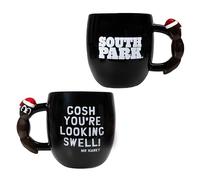 Blue Sky Studios South Park Mug Mr Hanky - Design double face avec poignée de personnage, 420 ml - Tasse à café en céramique - Cadeau de collection amusant pour les fans