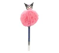 Blue Sky Designs Stylo à bille Blue Sky Studios HK Kuromi pompon moelleux