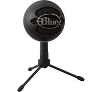 Blue Snowball Ice Usb Mic For Recording, Streaming, Podcasting, Gaming On Pc And Mac, Condenser Microphone With Cardioid Capsule, Adjustable Desktop Stand, Plug 'N Play - Black