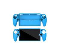 (Blue)Soft Silicone Protective Case Compatible with PS Portal Gaming Handheld, Anti-Scratch Anti-Drop Protective Cover for PS Portal