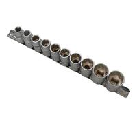 Blue Spot 01526 Jeu de douilles sur rail 10 pièces 1/2"