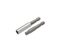 Blue Spot 14134 Porte-embout magnétique et adaptateur Argenté 1/4"