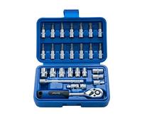 Blue Spot Tools Bluespot 01525 Lot de 26 douilles 1/4" Argenté