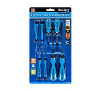 Blue Spot Tools - Jeu de 8 tournevis à poignée souple