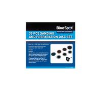 Blue Spot Tools - Kit de 35 disques de ponçage et de préparation de surfaces