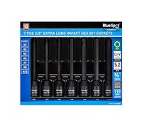 Blue Spot Tools Lot de 7 douilles hexagonales extra longues 0,95 cm (H3-H10)