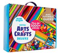 Blue Squid Boite Activités Manuelles pour Enfants - Maxi Coffret 3000 Pcs ge 4-12 ans, Kit Loisir Creatif Enfant, Kit Bricolage Enfants, Activité Manuelle Enfant