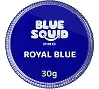 Blue Squid PRO Peinture du Visage - Bleu royal classique (30gm), Fournitures professionnelles de maquillage à base d'eau pour adultes, enfants et SFX