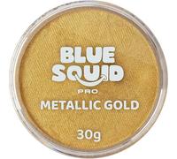 Blue Squid PRO Peinture du Visage - L'or métallique (30gm), Fournitures professionnelles de maquillage à base d'eau pour adultes, enfants et SFX